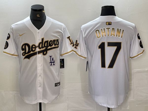 Men Los Angeles Dodgers #17 Ohtani White Fashion Nike Game MLB Jersey style 5->pittsburgh steelers->NFL Jersey